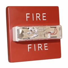 Eaton Wheelock Fire Alarm RSS-24MCW-FR, Wall Mount, Strobe, Red, 15/30/75/110cd