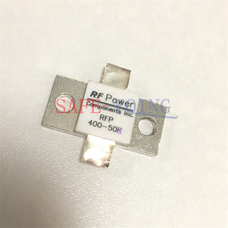 1PCS RFP-400-50R Flanged Resistors 400 Watts 50ohms Used
