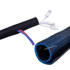 1/6M Expandable Sleeving Self Close Braided PET Insulate Cable Sock Tube Loom S