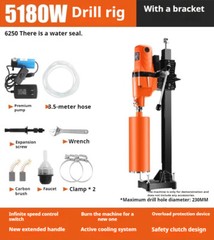 Diamond Core Drilling Rigs Concrete Core Work Wet and Dry Drilling Rigs