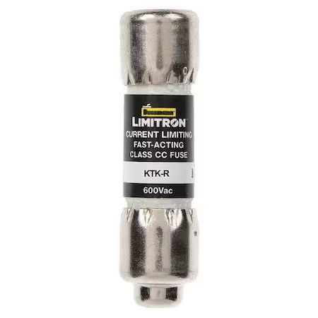 Eaton Bussmann Ktk-R-6/10 Cc Class, Fast-Acting, 0.6A, 600V Ac, Non-Indicating