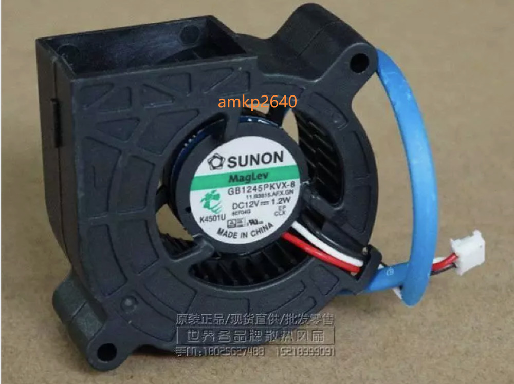 1pc SUNON GB1245PKVX-8 12V Turbo blowers fan 45*45*20MM amk