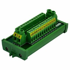 30amp/300v 2×12 Position Terminal Block Distribution Module screw Mount
