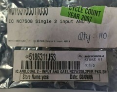 Lot of 110 units Onsemi TinyLogic HS 2-Input AND Gate NC7S08