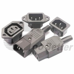 IEC Mains Power Plug/Socket Inlet Outlet Cable Connectors AC-01/02/03/04/05/06A