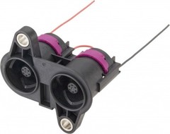 Rosenberger H4S115-92-H00B-BC 2 Position High Voltage Header Connector Plug HVIL