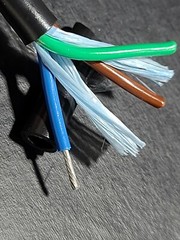 Belden/AB AG57852 49749 18/3C Blue/Brown/Green SJTO Power Cord Cable Black /10ft