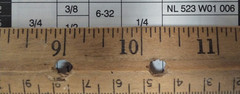 Round Ceramic Threaded Standoff 0.75 in, 6-32 10 Pcs NL523W01-006