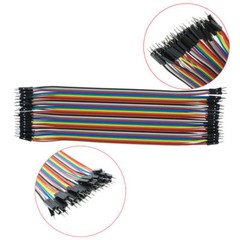 10/20cm 40p Dupont Jumper Wire Cable Connector 2.54mm M-M F-F M-F Test Line