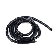 2M 6mm Spiral Cable Wrap Tidy Hide Binding Wire Management PC TV Home Office