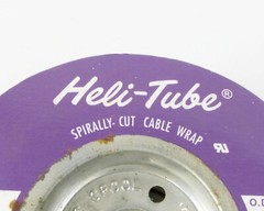 Heli-Tube HT3/8UR Spiral-Cut Cable Wrap O.D. 3/8″ Length 25 Ft