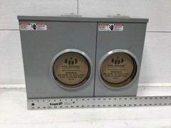 Milbank U3492-XL-TG-HSP 2 Position 100 Amp 1 Phase 300 VAC 4 Jaw Meter Socket