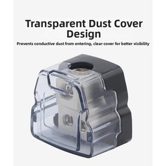 Car Audio Junction Box 4GA Input 8GA Output with Transparent Dust Cover