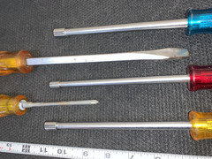 assorted Xcelite 3 screw drivers electronics 5 nut drivers vintage great!
