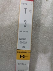 Kearney 51003 Type T Fit-All Fuse Link 3A Box of 25 Cooper Power Electrical OEM