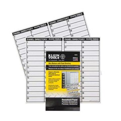 Klein Tools Wire Markers Household Electric Panel Labels with Directory 56255