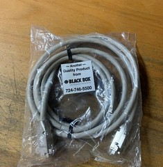 Black Box EDN12H-MF Computer Cable, DSub 9 Pos Plug, DSub 9 Pos Receptacle 7ft