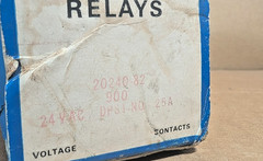 Deltrol Controls 20240-82 Heavy Duty Power Relay 900, 24VAC Coil, DPST, 25A(NEW)