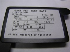 Fujitsu Eudyna FLL107ME L-Band Medium & High Power GaAs FET