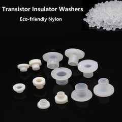 Thermal Transistor Insulator Washer Bushing Plastic Nylon Gasket Insulation Cap