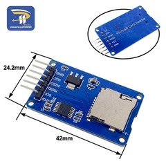 SD Card Reader Writer SPI Module for Arduino – Dual 3.3V 5V Level Shifting US
