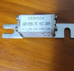 Mersen Ferraz Protistor Semiconductor Fuse X330024 100A 660-690V AC Lot of 3 !!