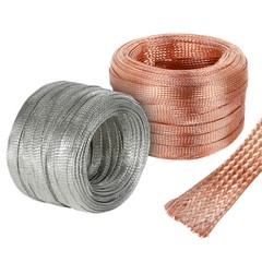 Copper/Tin Plated Braid Cable Bare Ground Lead 2.5-120mm² Made Shielding Sleeve