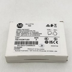 700-FED6TU23 Timing Relay 1CO One-Shot 0.05s-100h 24-240VAC/DC New