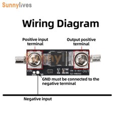 80V 50A High-Current Ideal Diode Module Charging Anti-Reverse Current Protection