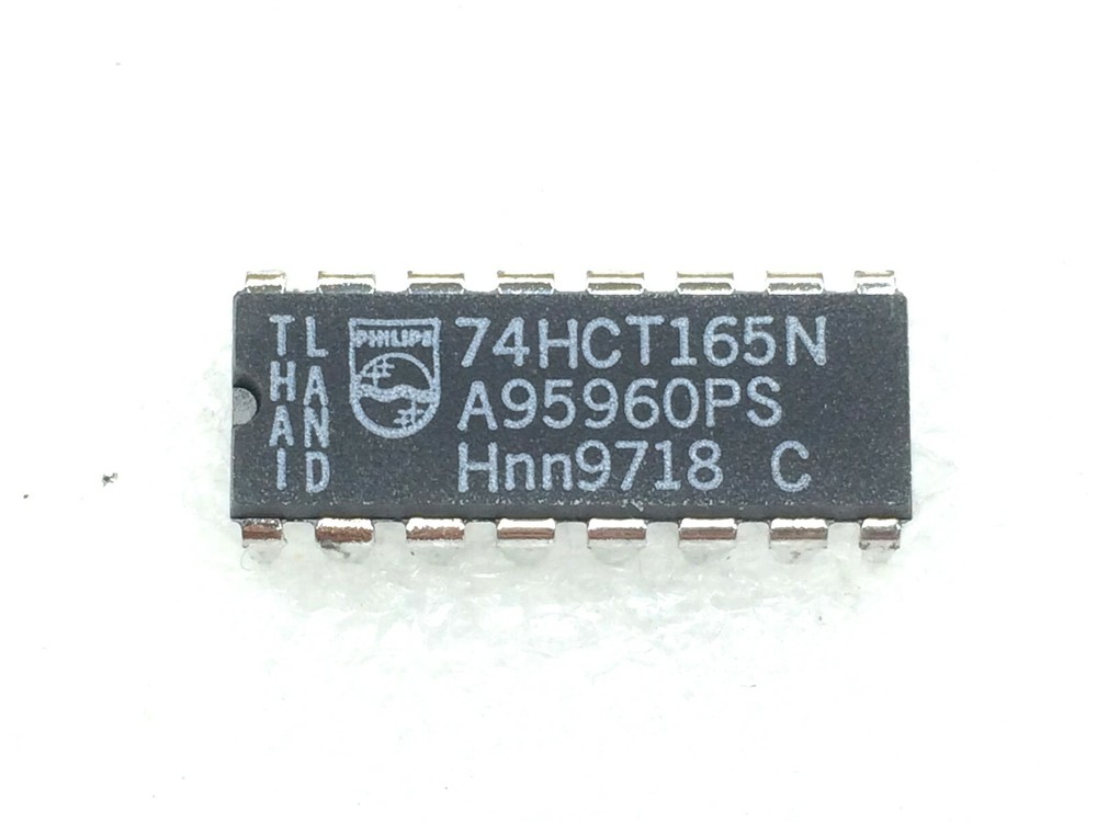 74HCT165N PHILIPS IC 74HCT165 8B PAR-SER REG PDIP PKG 12 PIECES