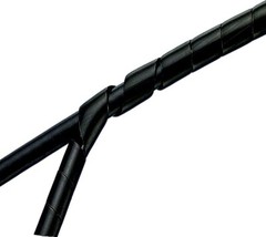 Panduit T25F-C, 0.25″ OD x 100′ L, 3/16 to 2″ Bundle Diameter, Spiral Wrap, 1pc