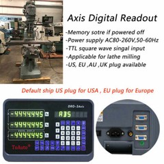 3/2Axis Digital Readout DRO 5µm 0.0002″ Linear Scale Encoder for Mill Lathe CNC