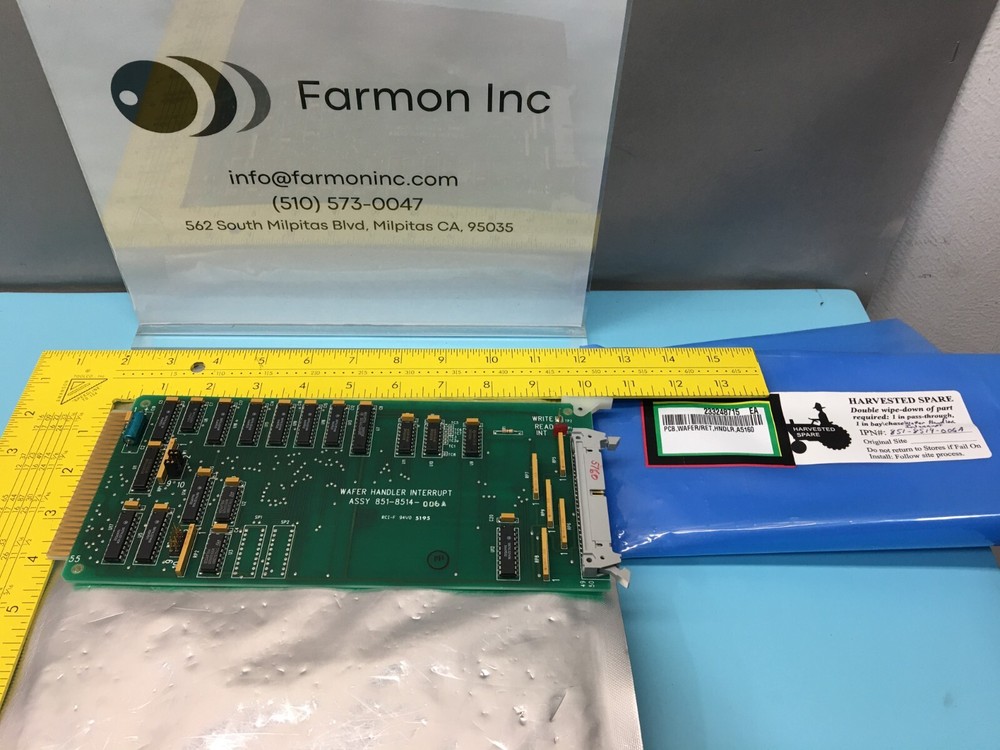 SVG Silicon Valley Group 851-8514-006 Wafer Handler PCB Card, 137257