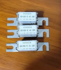 Mersen Ferraz Protistor Semiconductor Fuse X330024 100A 660-690V AC Lot of 3 !!