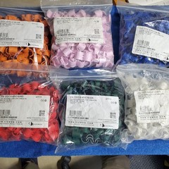 Color Code Cuffs for .63″ OD Cable CCC-0.63-C10 Siemon 100pk 1/2 Coax Clips