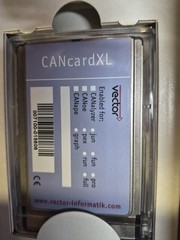 Vector CANcardXL FULL BOX SET – S/N 015606 – Manuals, Disc & Case – Mint