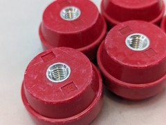 5 New MBI Mar-Bal Electrical High Voltage Standoff Insulator 1-3/8″ x 1-3/4″ T5