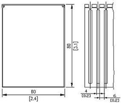 12 New 2″x3″x2m Narrow Finger Open Slot Wiring Cable Raceway Duct Cover,PVC-Gray
