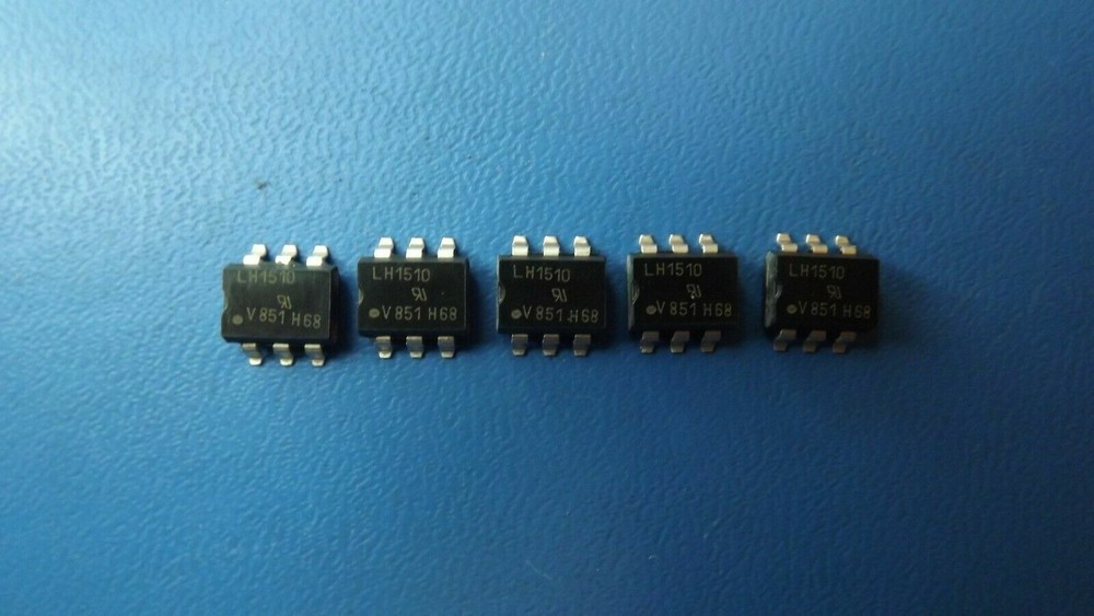 (3PCS) LH1510AAB Vishay Relay SSR 50mA 1.45V DC-IN 0.35A 200V AC/DC-OUT SMD-6