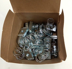 Grainger 5YE11 Channel Spring Nut 3/8″-16 Thread 3/8″ Bolt Steel Galvanized 25pk