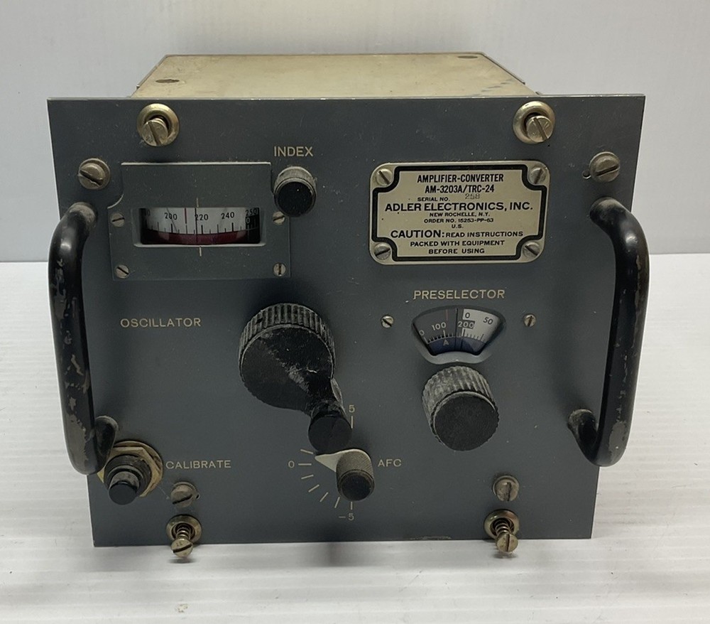 Vintage Alder Electronics AM-3203A/TRC-24 Amplifier Converter USA – Untested