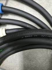 Set Cam Lock #2 Bare End Tail To FFFMM Hubbell 600V 5ft Power Feeder Cable