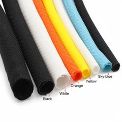 Expandable Braided Cable Sleeving Self Closing Insulated Pipe Wire Wrap Protect