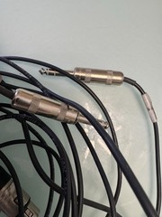 Pair (2) Belden 9451 cables with Switch-craft 1/4 inch to female XLR 3.5M (11Ft)
