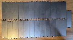 💥💥💥 50 5″ x 1.5″ Zinc Plated Steel Nail Plates