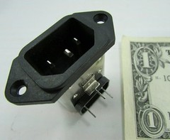 Tyco Corcom EMI Filtered Power Entry Modules 6A 120/250VAC 6609000-9 F7651 6EEAP