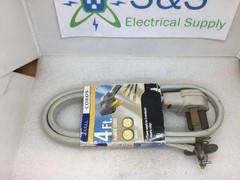 Rexel 4 Ft 6/8 Gauge 50A Universal Electric Range Power Cord