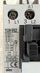 YS1T-RHA25F21PD & YS3N-9FG2 IDEC DIN Rail Thermal Overload Relay