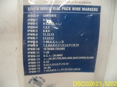 Qty=17 Sealed Books: LEM Wire & Cable Marker Books with Characters 0-45 IPWM-14