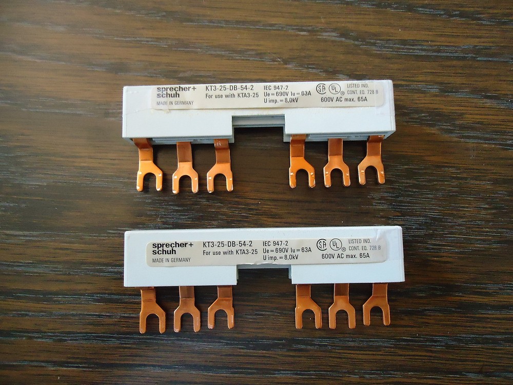 2 SPECHER + SCHUH KT3-25-DB-54-2, MADE IN SWITZERLAND.